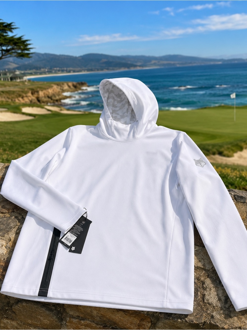 Greyson Cokato Hoodie Men XXL Arctic White Golf Pullover NWT MFA21K74
